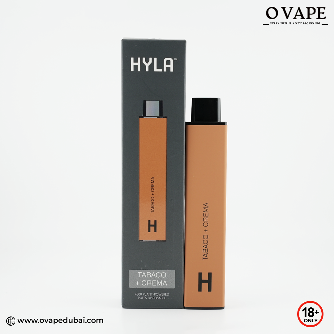 Hyla Disposable 4500 Puffs Tabaco+Crema In Dubai, UAE